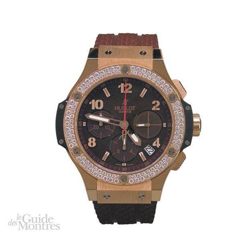 montre hublot or rose diamant